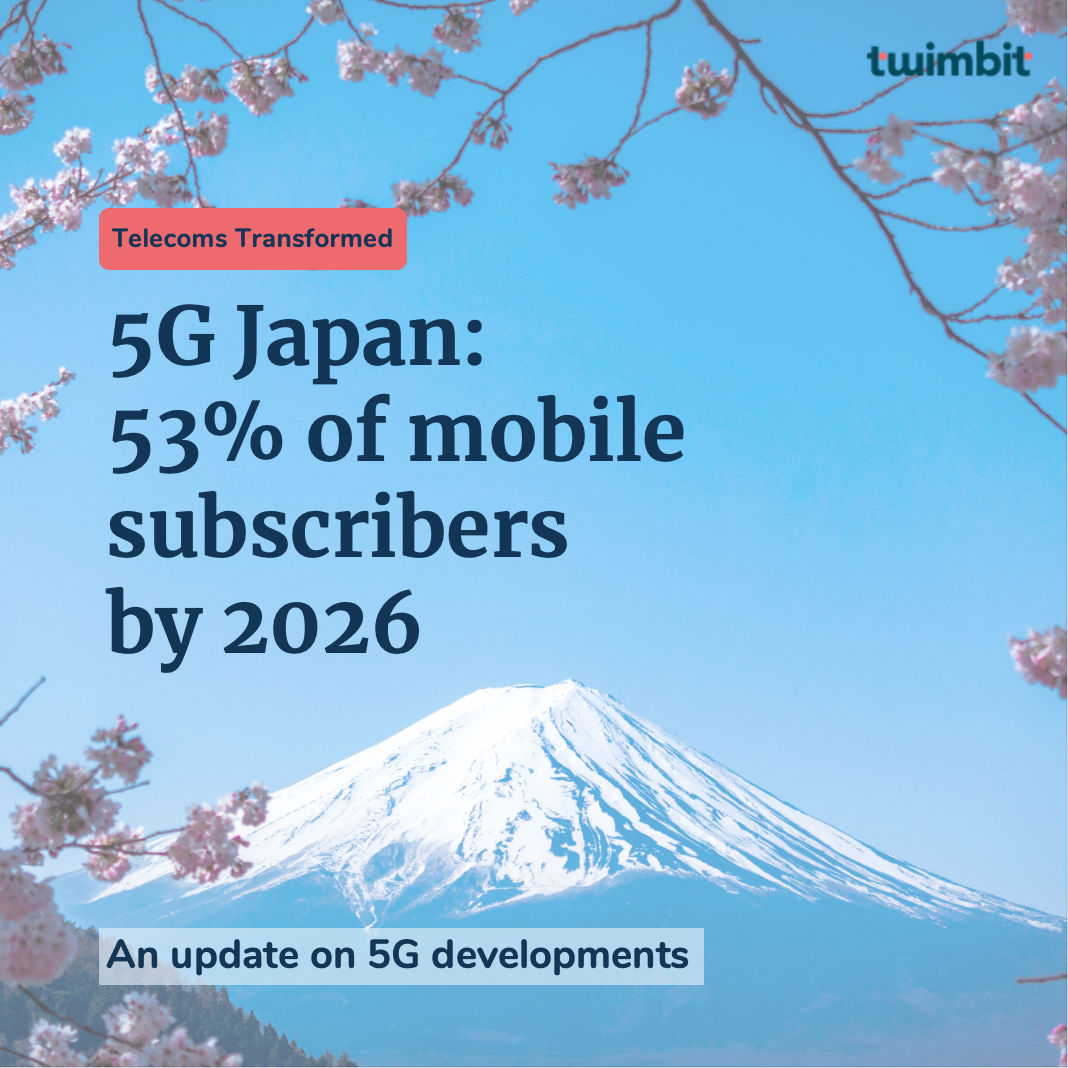 5G Japan: 53% of mobile subscribers by 2026 - Twimbit