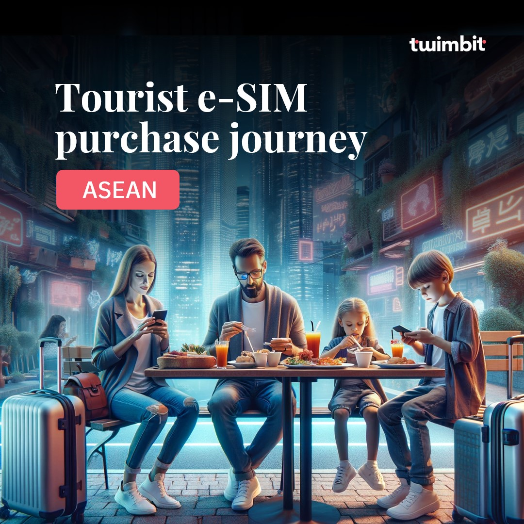 ASEAN Tourist e-SIM Online Purchase Journey 2024 - Twimbit